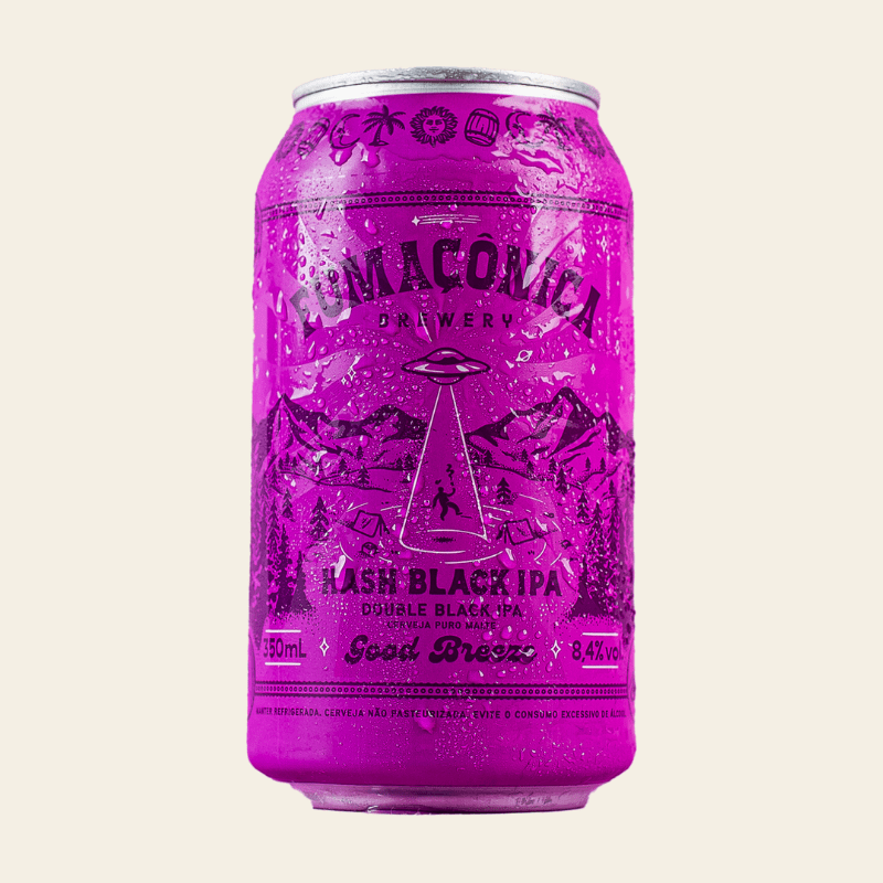 Cerveja Hash Black IPA 350 ml Fumaçônica