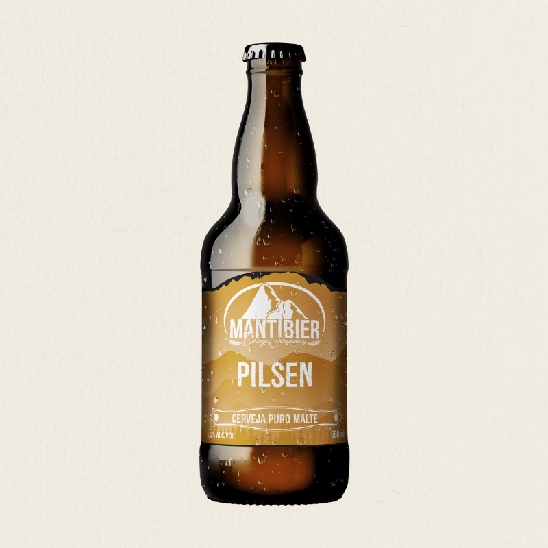 Cerveja Mantibier Pilsen 500 ml