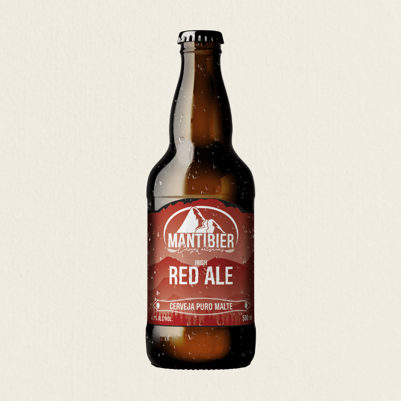 Cerveja Mantibier Red Ale 500 ml