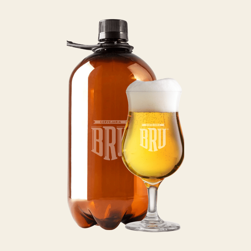 Growler Chopp Pilsen BRU Cervejaria